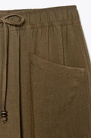 RUSTIC ELASTIC WAIST PANTS