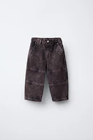 PANTALON EN SERGÉ OVERDYE