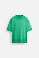 RELAXED FIT SPRAY WASH T-SHIRT