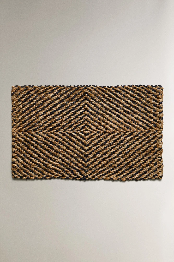 DIAMOND JUTE DOORMAT