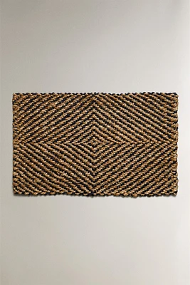 DIAMOND JUTE DOORMAT