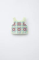 CROCHET KNIT TOP