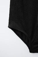 6-14 ANS/ MAILLOT DE BAIN TEXTURÉ