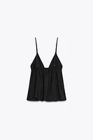 FLOWY STRAPPY TOP