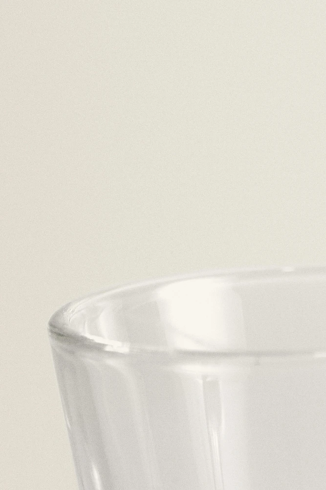 TRANSPARENT GLASS ESPRESSO CUP