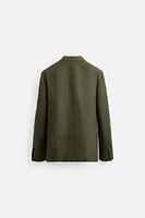 100% LINEN SUIT BLAZER