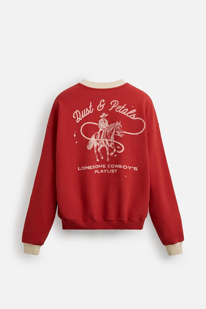 SWEAT À IMPRIMÉ GRAPHIQUE
