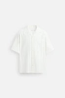 CHEMISE JACQUARD COTON - VISCOSE