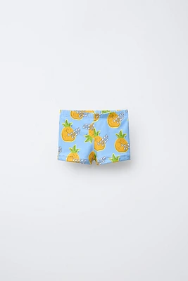 2-6 ANS/ BOXER DE BAIN ANANAS