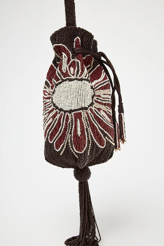 MINI SAC SEAU FLEUR