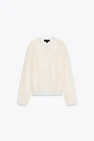 JACQUARD KNIT JACKET
