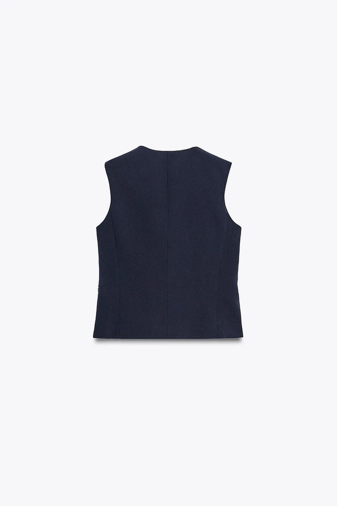 GILET ASYMÉTRIQUE COLLECTION ZW