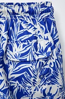 6-14 ANS/ SHORT DE BAIN À FEUILLES