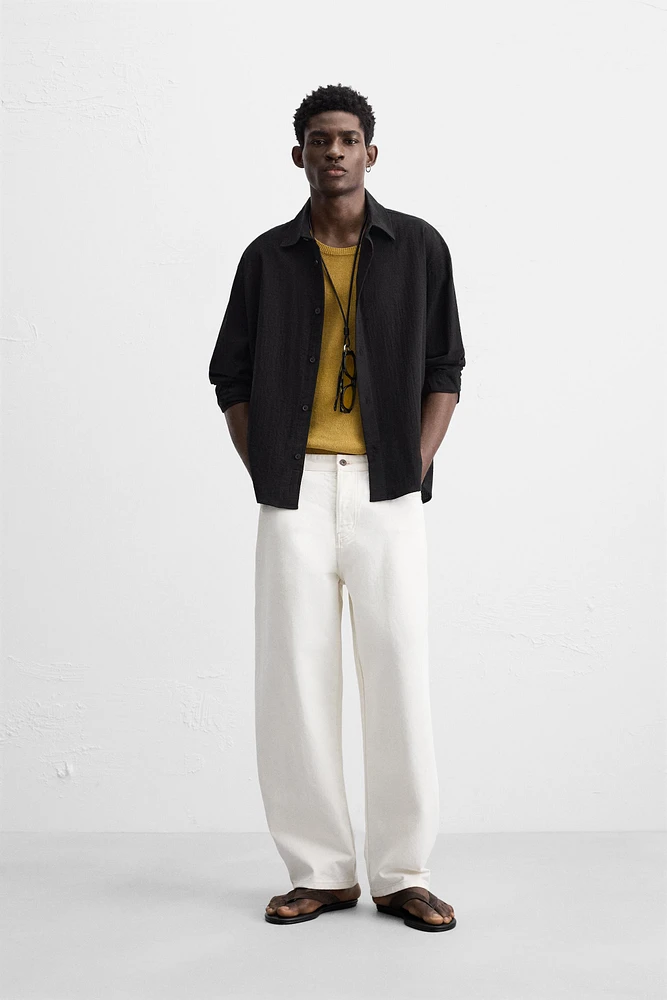 TEXTURED JACQUARD SHIRT
