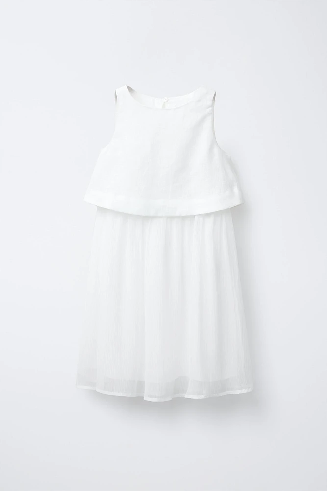 ROBE DOUBLE ÉPAISSEUR EN LIN
