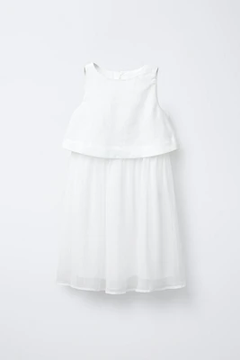 ROBE DOUBLE ÉPAISSEUR EN LIN