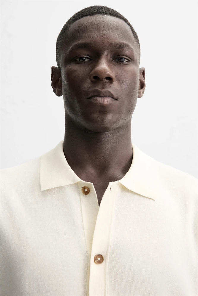 CHEMISE EN MAILLE REGULAR FIT