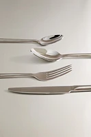 ENSEMBLE COUVERTS 4 PIÈCES ACIER FORGÉ