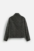 TEXTURED JACQUARD JACKET