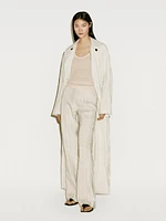 Pantalon flare en lin mélangé - Limited Edition