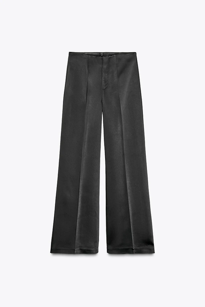 PANTALON SATINÉ LONGUEUR CHEVILLE