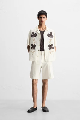 FLORAL EMBROIDERY SHIRT