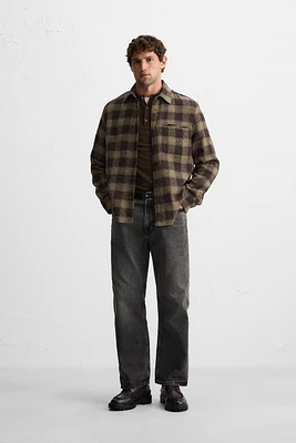 TEXTURED CHECKERED SHIRT