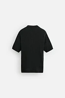 JACQUARD KNIT T-SHIRT