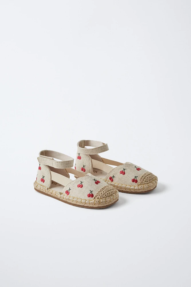CHERRY JUTE SHOES