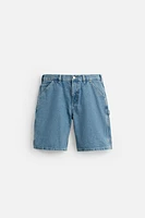 BERMUDA EN DENIM À POCHE DE CHARPENTIER
