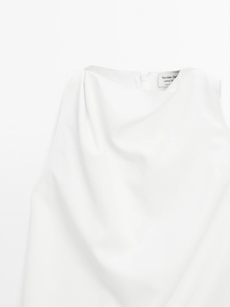 Top fluide drapé asymétrique - Limited Edition