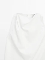 Top fluide drapé asymétrique - Limited Edition