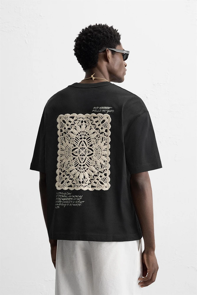 T-SHIRT PIÈCE CROCHET