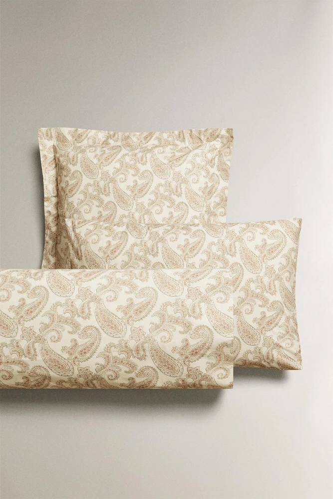 PAISLEY PRINT PILLOWCASE