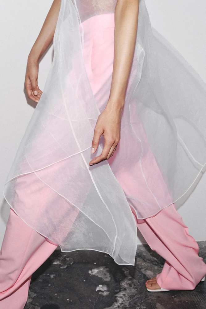 ZW COLLECTION ORGANZA VOLUME DRESS