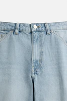 SHORT EN JEAN STYLE MILITAIRE