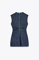 DENIM TRF DRESS