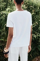 EMBROIDERED T-SHIRT