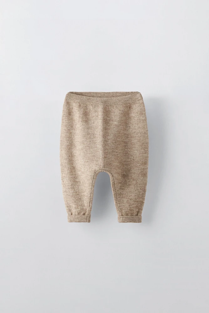 WOOL AND CASHMERE BLEND HAMMER PANTS