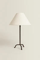 LAMPE DE TABLE BASE TRÉPIED