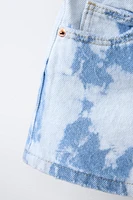 SHORT EN DENIM TIE DYE