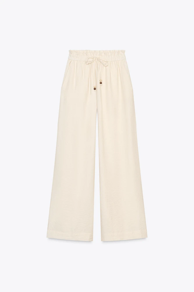 FLOWY WIDE LEG PANTS