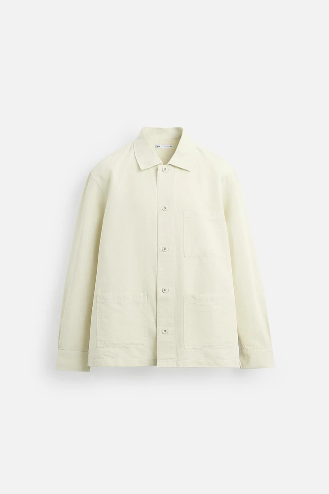 SURCHEMISE LIN - COTON