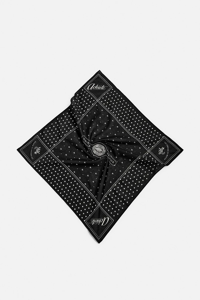BANDANA À IMPRIMÉ EN CONTRASTE