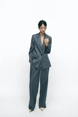 BLAZER DROIT À ÉPAULETTES
