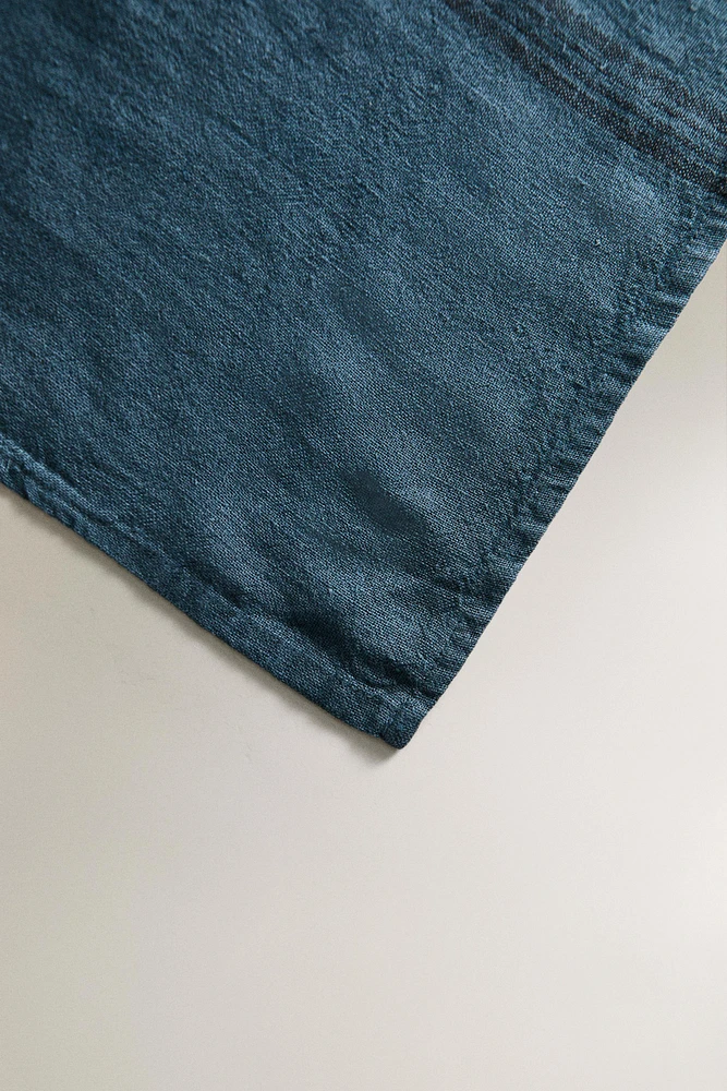 NAPPE LIN ÉPAIS COLORÉ