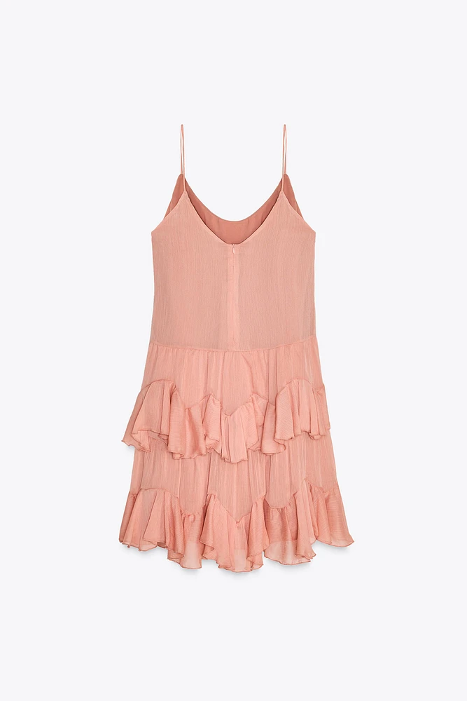 ZW COLLECTION SHORT RUFFLED DRESS