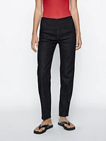 Pantalon slim en coton mélang