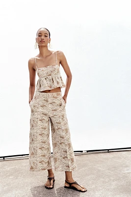 PANTALON JUPE-CULOTTE BROD