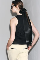 SLEEVELESS BASIC KNIT TOP